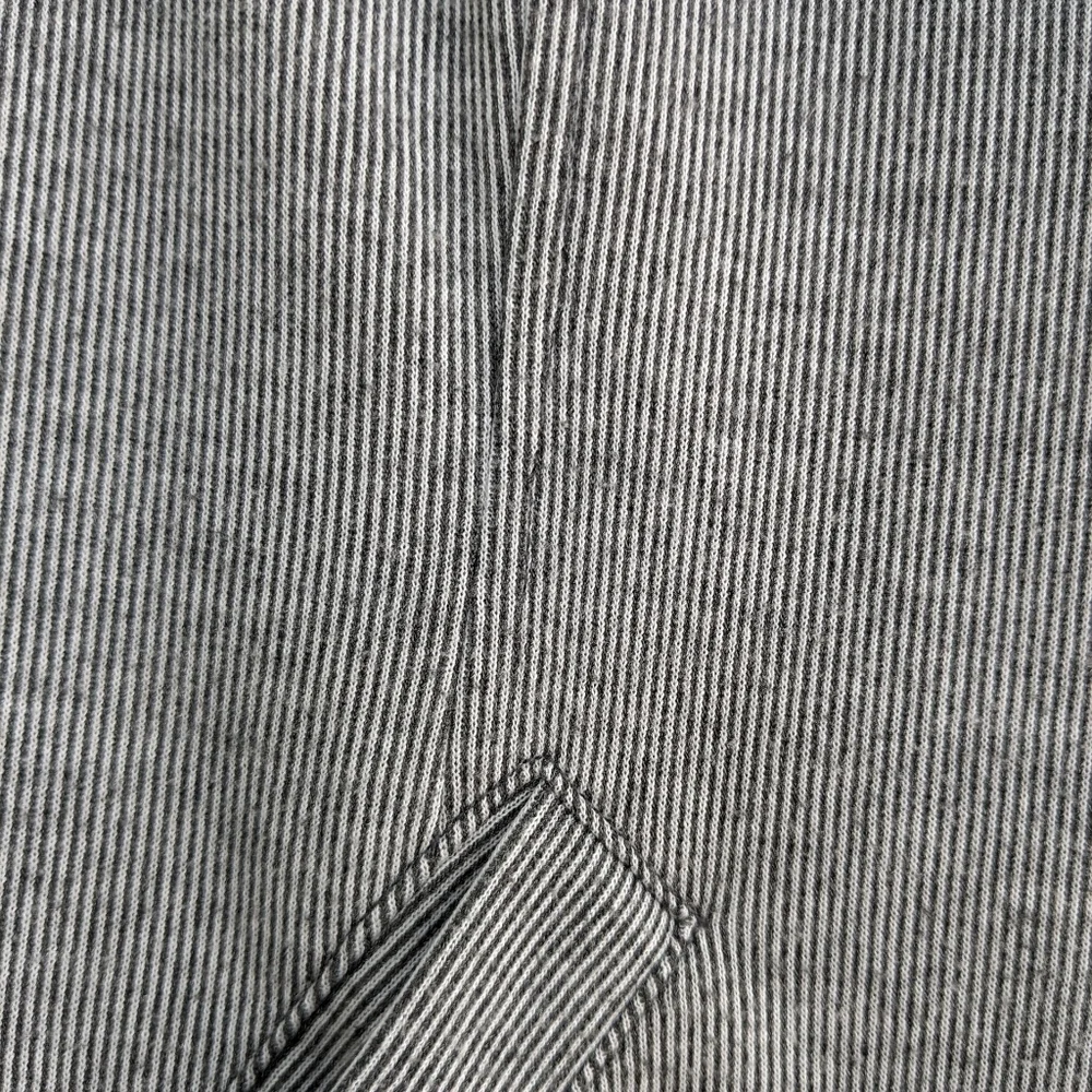 Cabi Drop-Off Jacket Full-Zip Front/Back Pleat Hi/Lo Pin-Stripe Gray Medium - Picture 5 of 5